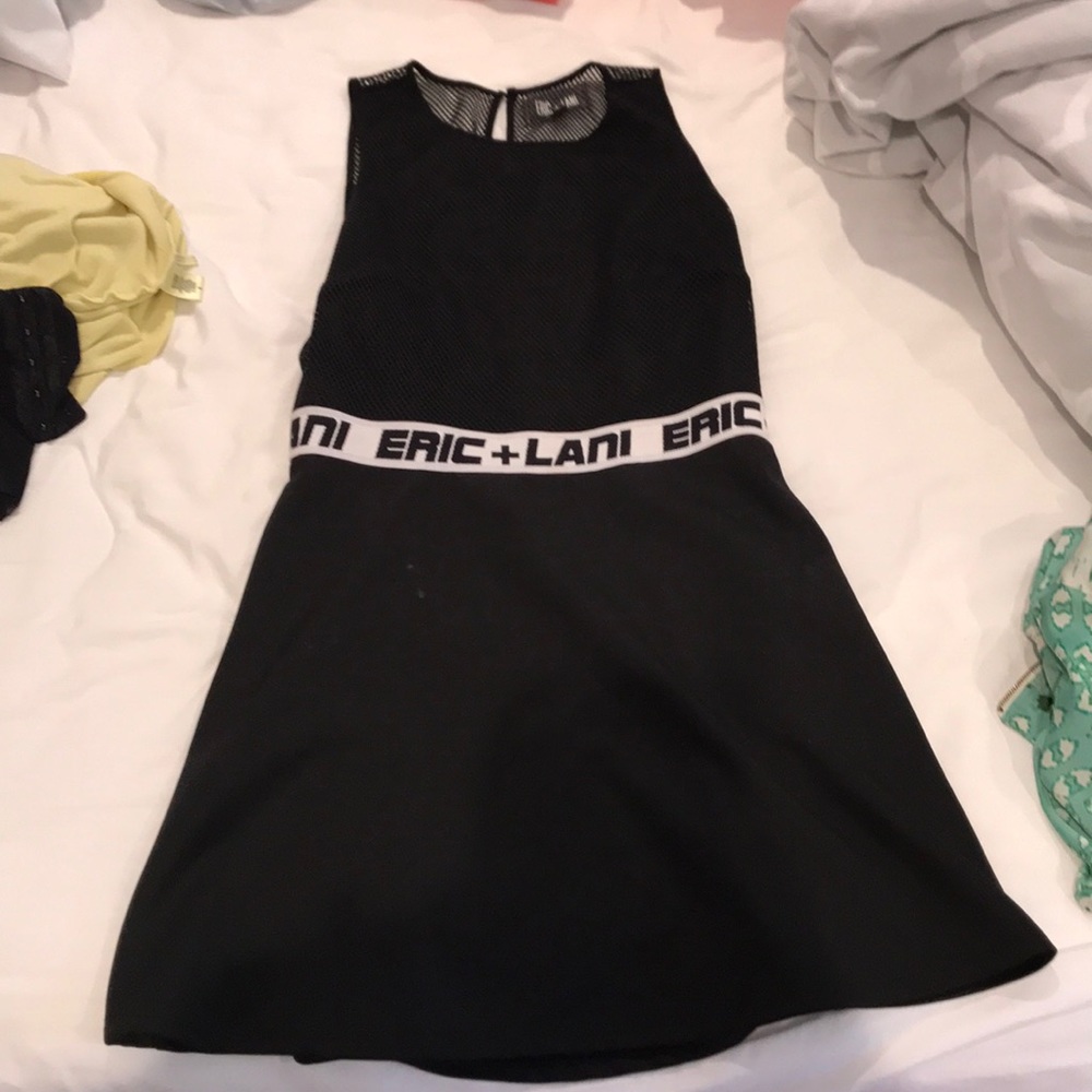 Eric and Lani Black skater dress